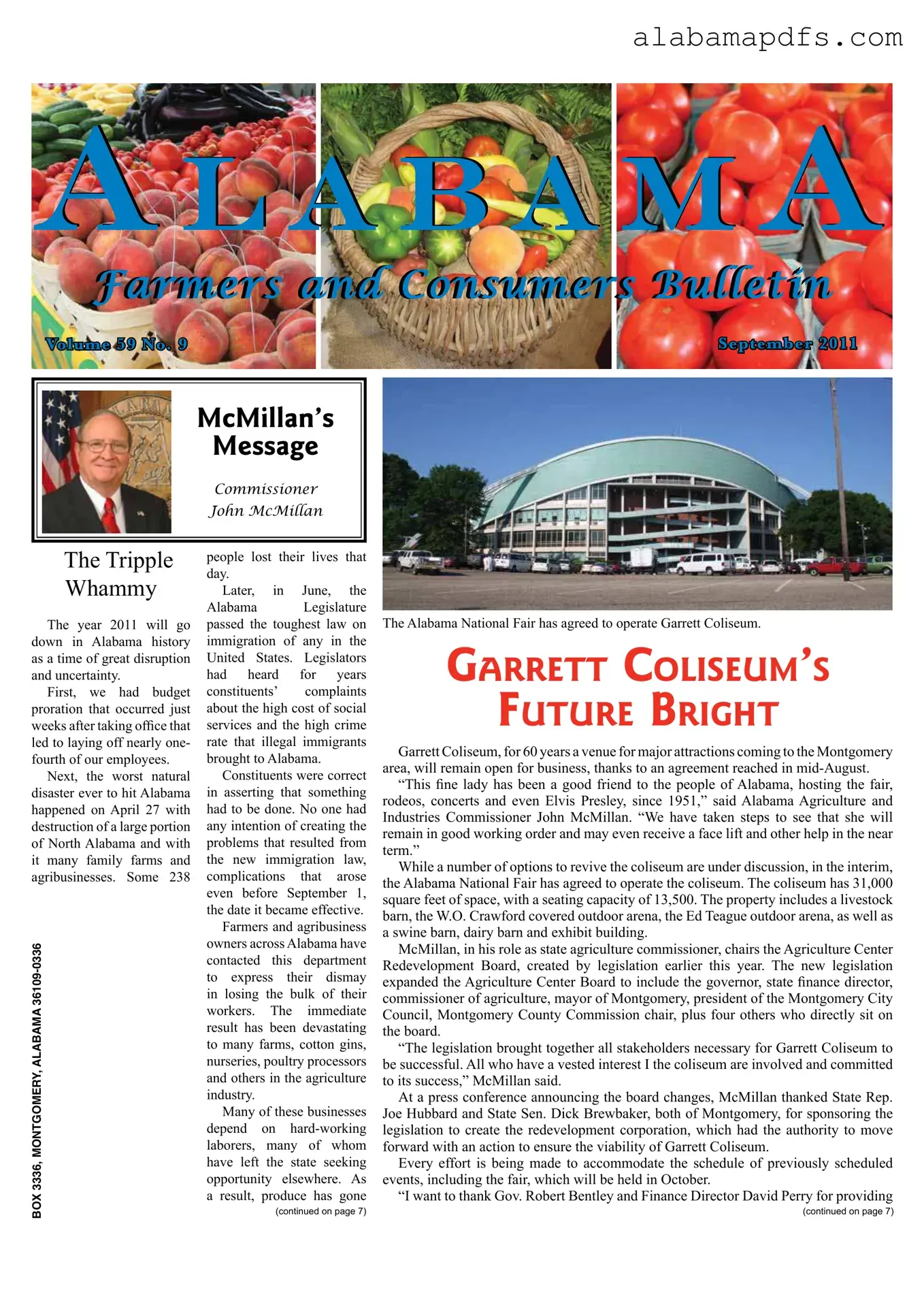 Alabama Farmers Bulletin Template
