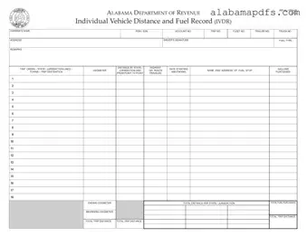 Alabama Irp 44 Template
