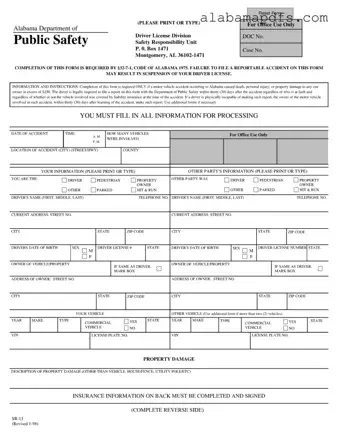 Alabama Public Safety Template